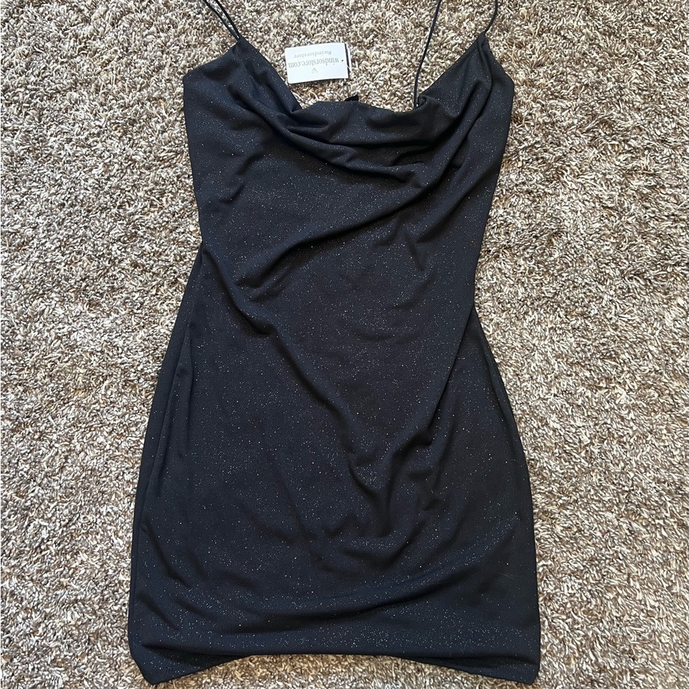 Black glitter mini dress from Windsor
